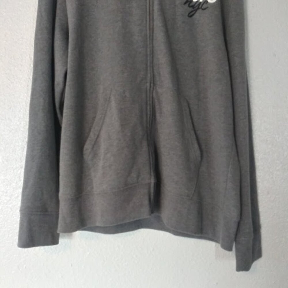 Aeropostale  Men's size L gray and white hoodie sweatshirt - Picture 3 of 14
